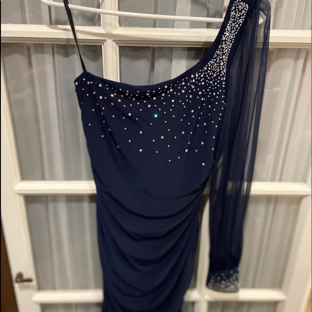 Navy blue dress